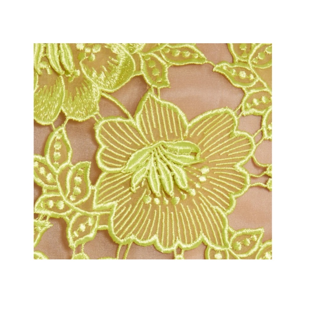 LELA ROSE**Guipure Lace Lime Dress**US 2 $1989 - Picture 14 of 14